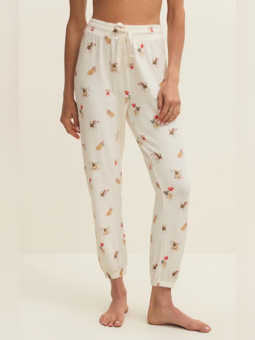 NWT Z SUPPLY Overnight Love Pup Jogger Pajama Pants Sizes XS, Large